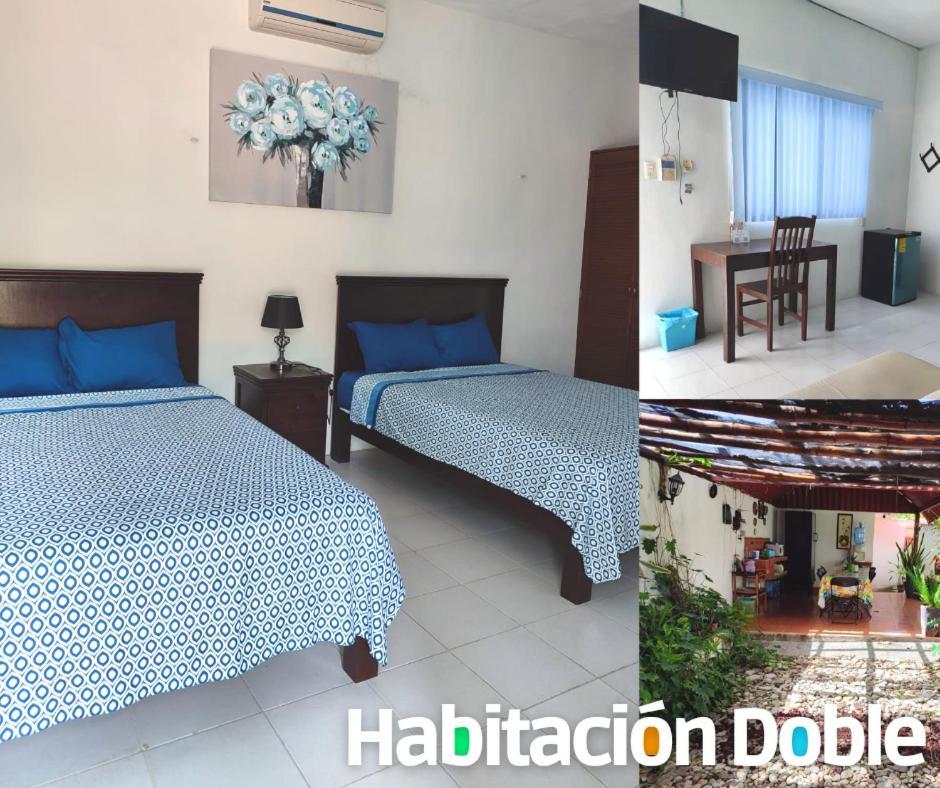 Hotel Posada Las Brisas Seybaplaya Eksteriør bilde